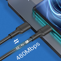 Cable USB C a USB C de 100W PD, 5A, Carga Rápida, Sincronización de Datos, para Laptop, Teléfono, Tablet