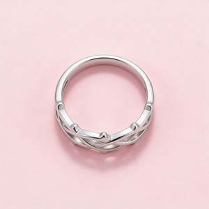 Anillo de Espinas Huecas de Acero Inoxidable, Anillo de Dientes de Dragón, Anillo de Espinas Huecas, Bague Epines Creuses - Product Image 1