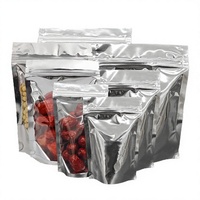 Sacs à fermeture éclair en aluminium sur mesure, biodégradables, en poly métallique, recyclables, pour le stockage thermique des aliments et l'isolation