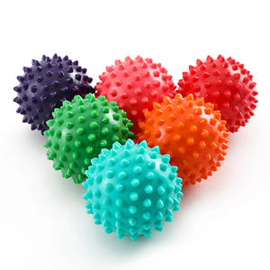 Individueller Umweltfreundlicher Massageball für Akupunkturpunkte Faszien Fitness Übungen Griffiger PVC Igelball für Yoga - Product Image 1