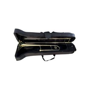 SEASOUND OEM <span class=keywords><strong>Trombone</strong></span> ténor doré de style <span class=keywords><strong>plat</strong></span> JYTB504 BB Tone en laiton Instrument de musique - Product Image 5