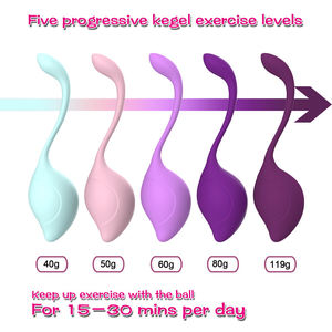 Bola de Kegel para mujer, moldeado integrado Easy Enter, 5 Juegos, 1 tren de ejercicio para apretar la vagina, bolas inteligentes para adultos, marca OEM - Product Image 5