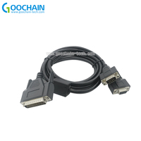 Câble D-Sub HD44 Deluxe personnalisé DB44-Pin 1 femelle VGA vers 2 VGA mâle