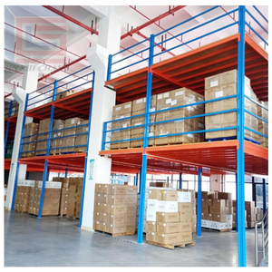 산업용 플랫폼 창고 메자닌 랙 시스템 중량급 철제 선반 - Product Image 3