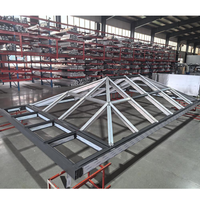 Rumah Kaca Rangka Aluminium Laminasi Low-E Hemat Energi Bertenaga Surya Kustom Villa Kamar Tidur Hotel Halaman Hunian