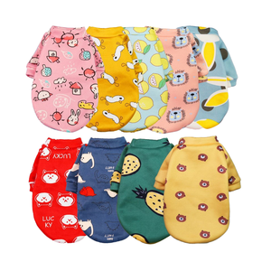 C078 Nueva Ropa Lavable de Algodón con Estampado de Dibujos Animados para Perros y Gatos, Ropa de Otoño e Invierno - Product Image 1