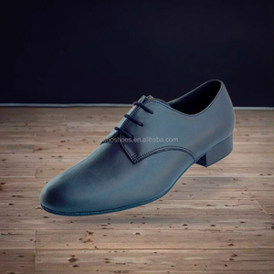 Evkoodance Nouvelles Chaussures <span class=keywords><strong>de</strong></span> <span class=keywords><strong>Danse</strong></span> Professionnelles en Cuir pour Hommes, <span class=keywords><strong>Salsa</strong></span>, Tango, Ballroom, Jazz, Latin, Noir, Talon 2,5 cm, EU44-48, Coton - Product Image 4