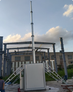 140 km/h Công suất gió 12M 15M 600kg tải trọng thép di động cơ sở trạm trên bánh xe telescoping GSM di động Viễn Thông tháp - Product Image 3