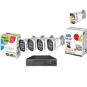 Kit de surveillance AHD 4CH DVR 5MP Full Color 4-en-1 Vision nocturne extérieure Étanche Détection de mouvement - Product Image 2