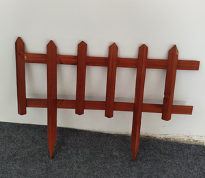 Açık antikorozif ahşap katı ahşap çit bahçe bahçe sebze arsa montajı kolay katı ahşap çit - Product Image 4