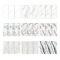 Carreaux de porcelaine émaillée à veinage marbré continu, faible absorption d'eau, étanches, pour comptoirs, rebords de fenêtre, cuisine et salle de bain, sur mesure, OEM