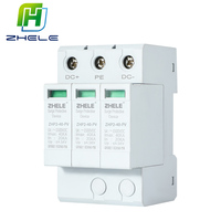 Parafoudre solaire photovoltaïque 2P 3P 500V 600V 800V 1000V 1500V 20/40KA, dispositif de protection contre les surtensions CC