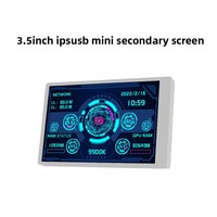 Pantalla Secundaria USB Tipo-C de 3.5 Pulgadas, 320x480 IPS, Vista Completa, Mini PC, Monitor para CPU, GPU, RAM, HDD, AIDA64