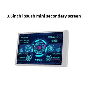 Écran secondaire USB Type-C de 3,5 pouces, 3,5'' 320x480 IPS Full View, mini <span class=keywords><strong>PC</strong></span>, moniteur de température CPU GPU RAM HDD <span class=keywords><strong>AIDA64</strong></span> - Product Image 3