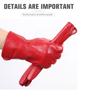 Gants en cuir de mode en peau de mouton de haute qualité confortable nouveau Design pour les sports d'hiver et une utilisation quotidienne décontractée en plein air médical - Product Image 3