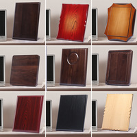 Trophées en bois Plaques de récompenses Bois massif personnalisé pour plaque de récompense en marbre créative Usine en gros pas cher plaques de récompense