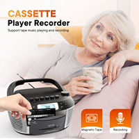 Lecteur CD transfrontalier pour clé USB, lecteur de musique rétro multifonctionnel, lecteur de cassettes, boombox, rétroversion automatique, modèle MP3 X3 AC