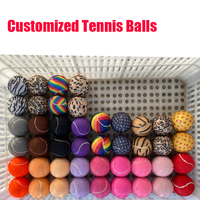 Balle de tennis pour chien de haute qualité, balle de tennis personnalisée avec logo, jouet à mâcher pour chien, balles pour animaux de compagnie