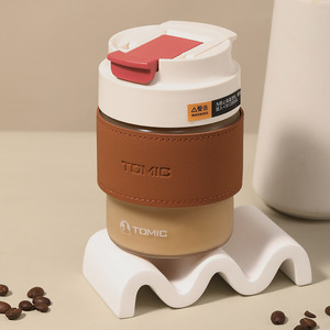 Mug à café portable Tomic avec paille, tasse de voyage isotherme de 350 ml pour une utilisation nomade - Product Image 2