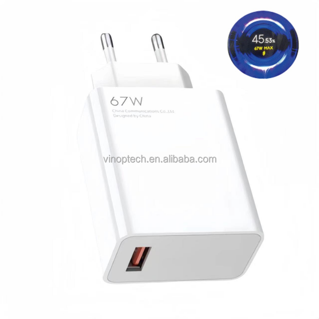Super Fast Mi Turbo Charge 120W 67W USB a Charger 6A Cable Fast Charger Wall Phone Charger Power Adapter for Xiaomi