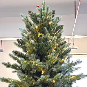 Wholesale 180cm High Quality Eco-Friendly Artificial Spruce <b>Christmas</b> <b>Tree</b> Pre-Lit High-Density Tips Metal <b>Stand</b> Weather - Product Image 2