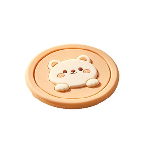 Posavasos Personalizados de Vinilo PVC, Goma Suave, Aislantes del Calor, Diseño de CD Musical con Impresión de Logotipo para Uso Promocional - Product Image 1
