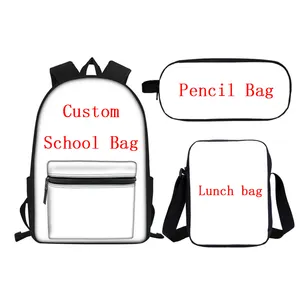 Produsen merek terkenal tas sekolah anak-anak kustom ransel stasioner anak-anak Logo OEM tas sekolah pemasok