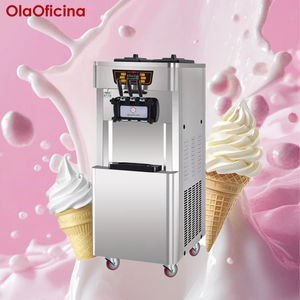 Máquina de helado suave de alta capacidad V40LS con 3 cabezales, producción de <span class=keywords><strong>34</strong></span>-42L/H para parques temáticos de alto tráfico y cocinas centrales - Product Image 1
