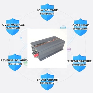 Nouveau modèle 12V 24V 48V vers AC 110V 220V 230V 600W Onduleur à onde sinusoïdale pure monophasé pour soudage Passpower CE RoHS Garantie 2 ans - Product Image 4