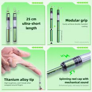 JIGGINGSOUL-FR078 -- עם הגעה חדשה של מוט דיג מים מלוחים, ערכת משולבת סליל מלא סט סילוטי דיג וסליל - Product Image 3