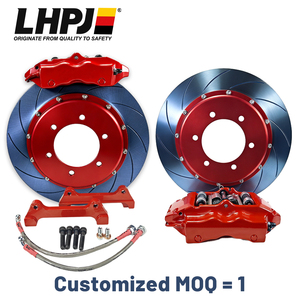 6 Piston Brake Kit for Honda <strong>Civic</strong> Type R FK8 FL5 FE FC Custom Red Brake System Caliper <strong>5</strong> Days Ship Fits 17-19" Wheel MOQ 1 - Product Image 1