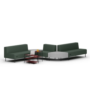 Home Furniture Living Room Covers Sectional Sofas Office Sofa Modern Fabric 3 <b>Sets</b> Solid Wood Frame American Style Standard - Product Image 4