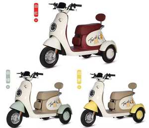 Tricycle électrique 48 V à carrosserie ouverte pour usage domestique, véhicule de loisirs pour femmes avec siège enfant - Product Image 1
