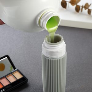 Bouteilles de voyage rechargeables de 3oz, ensemble cosmétique de voyage portable, ensemble de bouteilles de voyage en silicone anti-fuite approuvées par la <span class=keywords><strong>TSA</strong></span> - Product Image 3