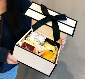 Giấy các tông Hộp túi thiết lập bao bì mở ra hộp quà tặng với Ribbon cho món quà Đóng gói hộp cho Wallet vành đai quần áo - Product Image 5