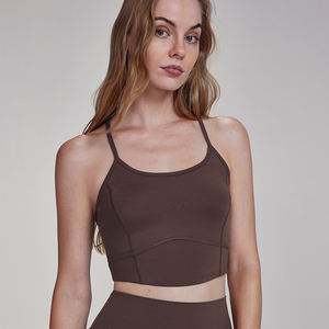 महिलाओं का स्टाइलिश शॉकप्रूफ संपीड़न खेल ब्रा हल्के सहायक योग फिटनेस स्पैन्डेक्स - Product Image 6