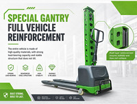 Fast Delivery Small Electric Pallet Stacker 1000kg 1500kg 2000kg Mini Powered Pallet Truck CE ISO Certified