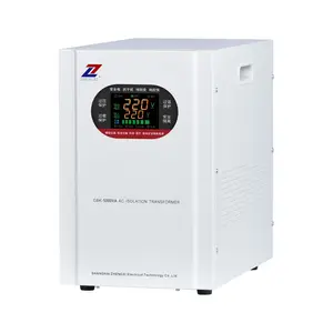 GBK-5000VA单相5000kw 220V/220VAC液晶智能降压隔离变压器