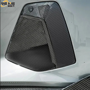 Cadre de phare antibrouillard en fibre de carbone sèche pour BMW G60 Série 5 2024+ Garniture de garde-boue avant Look TK Fibre de carbone sèche Garde-boue direct Fit - Product Image 5