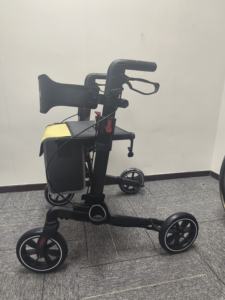 Andador con Ruedas para Movilidad, Patentado, Plegable en Dos, Sin Necesidad de Agacharse, con Asiento Acolchado - Product Image 6