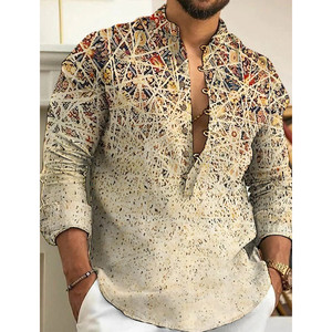 Camicia a maniche lunghe con stampa graffiti Pop art - Product Image 6