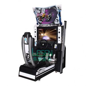 Équipement de divertissement intérieur, machine de jeu de course simulateur à monnayeur pour 2 joueurs, jeu vidéo de conduite de voiture d'arcade - Product Image 5