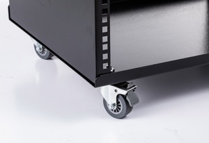Rack de servidor de red de DJ de vídeo de Marco abierto LEILEI <span class=keywords><strong>7U</strong></span> Rack de red fuerte de 19 ''con cuatro ruedas - Product Image 4