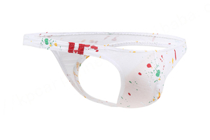 Usine nouvelle marque 95% coton hommes jockstraps tongs personnalisé jockstrap taille basse homme bikini sous-vêtements - Product Image 5