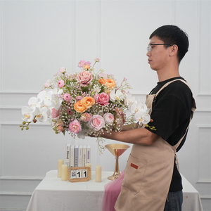 Ramo de Boda Romántico de 40 cm, Bolas de Flores Artificiales para Centro de Mesa, Decoración Floral para Bodas - Product Image 3