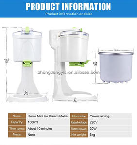 Máquina Doméstica para Hacer Helados Suaves de Frutas, Máquina Pequeña de Sobremesa para Hacer Helados Suaves en Casa, Económica - Product Image 2