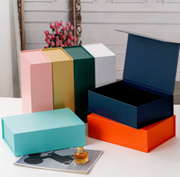 Petite boîte d'emballage de cadeau en papier Boîte de carte cadeau magnétique en carton personnalisé Boîtes cadeau de papier en carton imprimé avec logo personnalisé