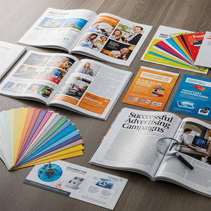 XJY小册子/传单/宣传材料纸质印刷服务单张杂志印刷广告 - Product Image 1