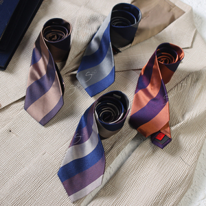 Corbata de Seda 100% de Alta Calidad, 148*8.5 CM, Clásica, Elegante, Moderna, Hecha a Mano, con Rayas Anchas, <span class=keywords><strong>para</strong></span> <span class=keywords><strong>Hombre</strong></span> - Product Image 1