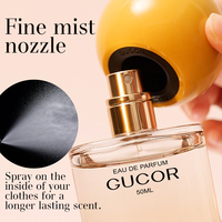 GUCOR 012 Parfum Femme Floral Boisé 50ml Parfum Fraîcheur Longue Durée avec Petite Marguerite Daisy Eau Fabrication So Fresh